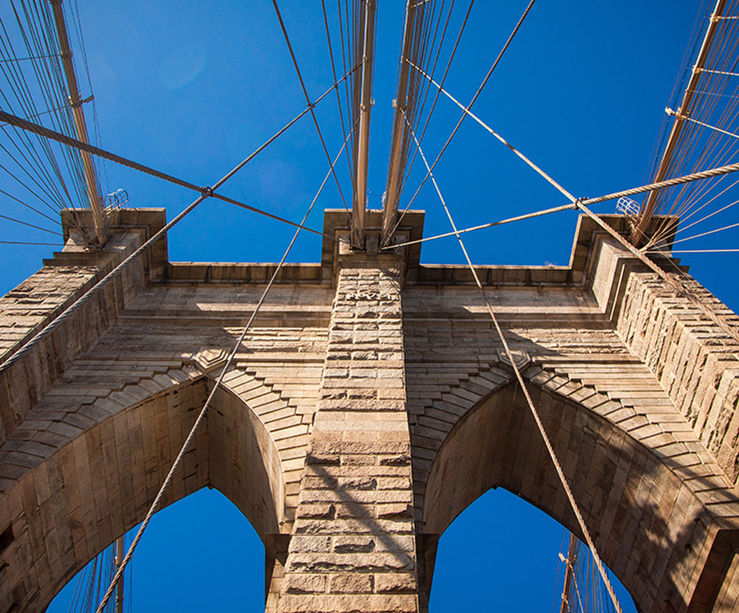 Brooklyn Bridge on a Sunny Day